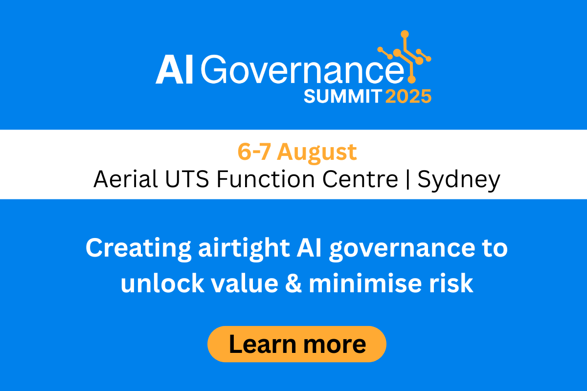 Image: Join us for the AI Governance Summit in Sydney from 6-7 August!